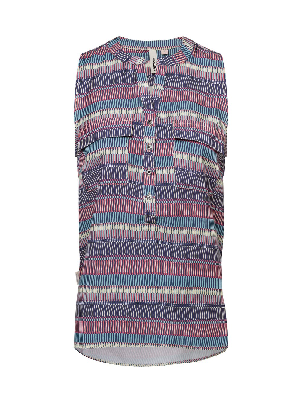 Ragwear Damska bluzka koszulowa - Romanna Kobiety Lyocell wielokolorowy, M