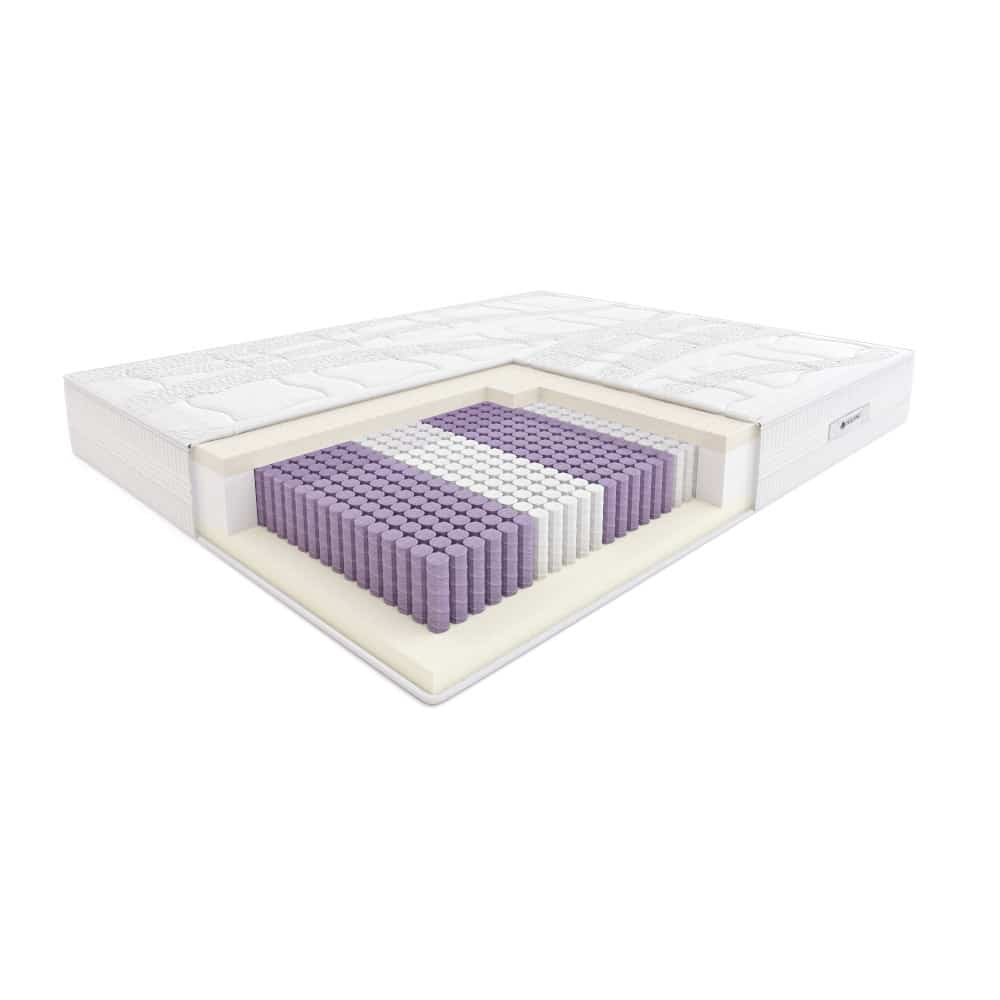 Materac Makarena Hilding 140x200 cm Elips sprężyny Multipocket, H3/H4  średnio twardy/twardy