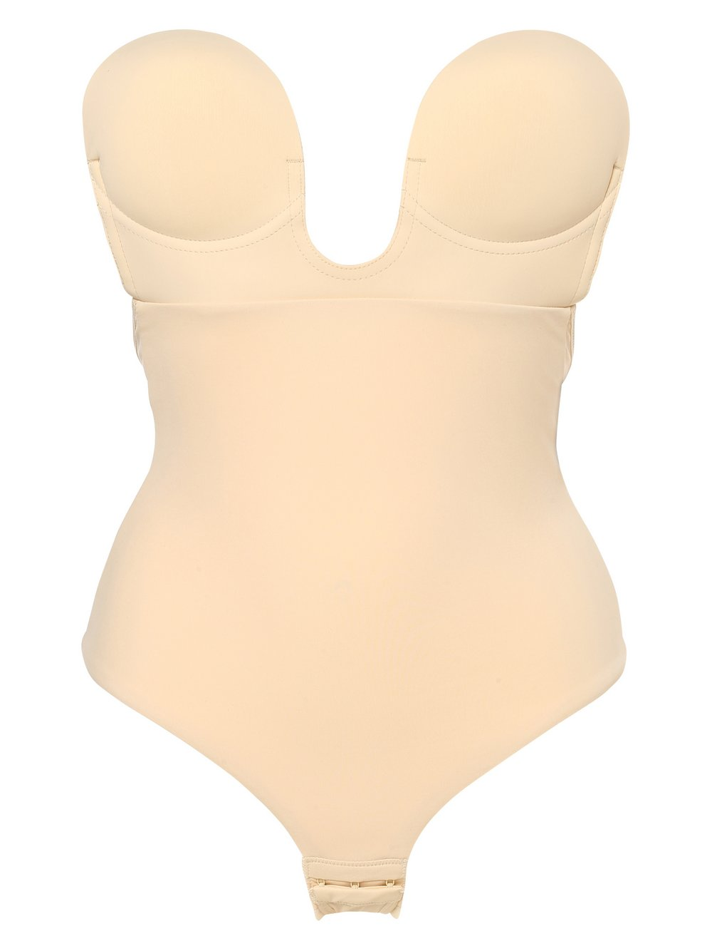 MAGIC Bodyfashion Damskie body z głębokim wycięciem z tyłu Kobiety beżowy, D