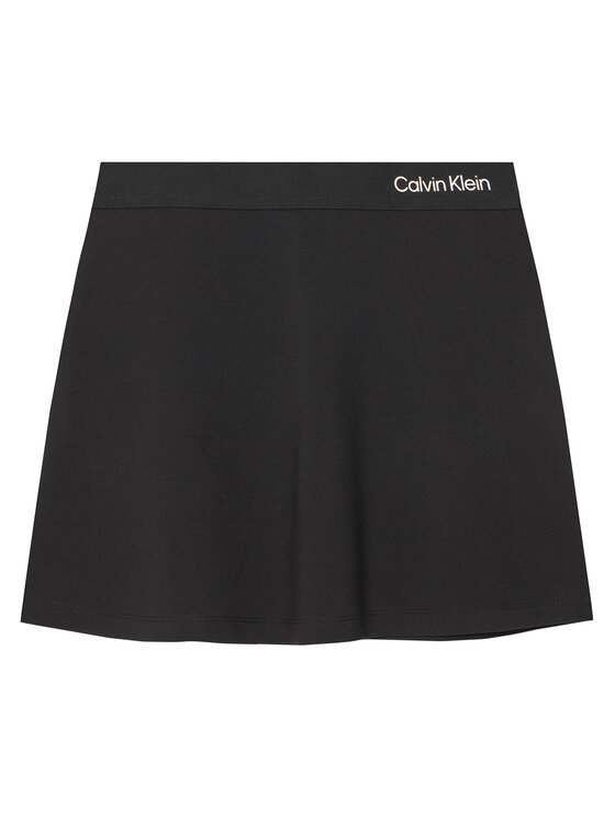 Calvin Klein Jeans Spódnica Logo Tape IG0IG02784 D Czarny Regular Fit