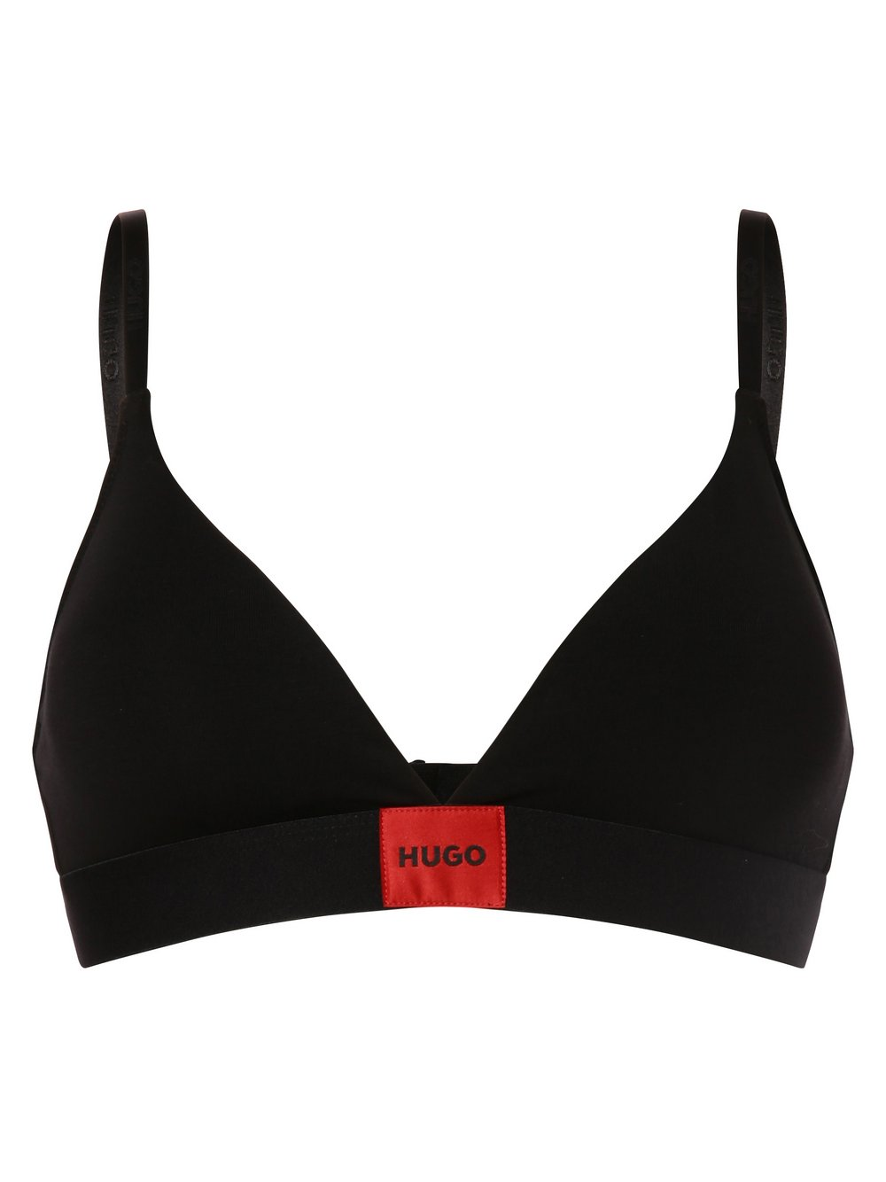 HUGO Damski biustonosz typu bralette Kobiety Dżersej czarny, M