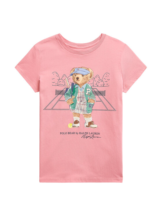 Polo Ralph Lauren T-Shirt 313971860001 Różowy Regular Fit