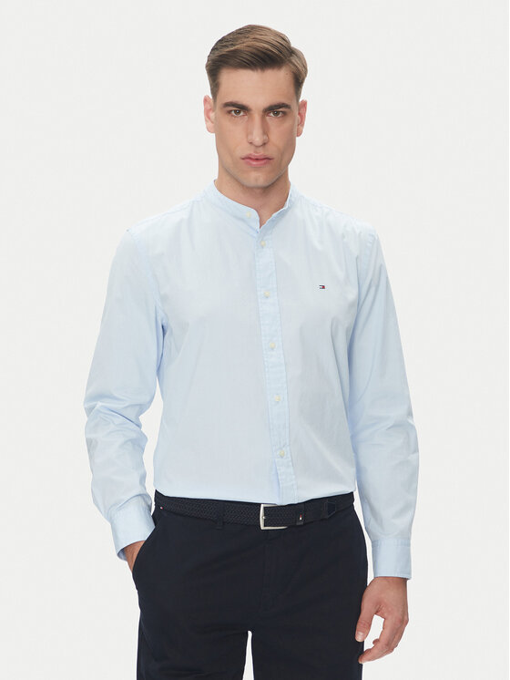 Tommy Hilfiger Koszula MW0MW39966 Błękitny Regular Fit