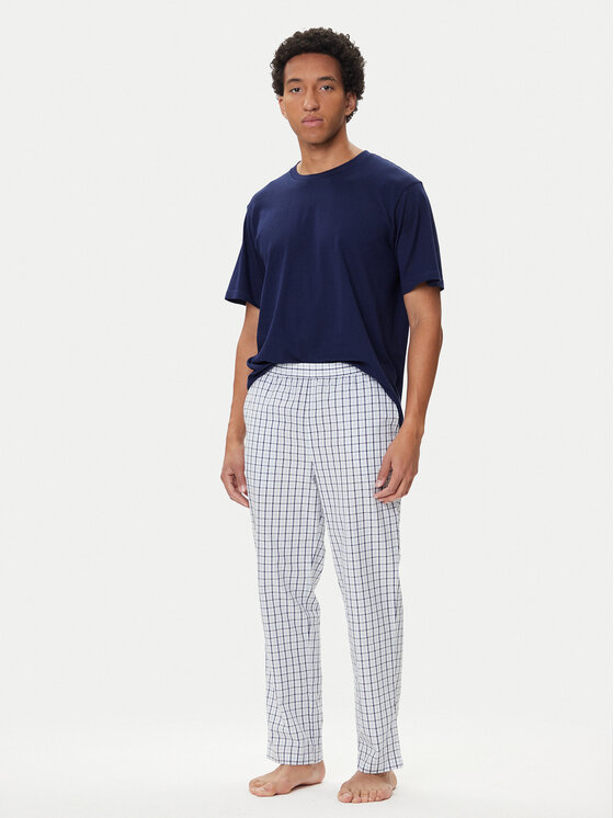 Jack & Jones Piżama Florence 12282813 Niebieski Regular Fit
