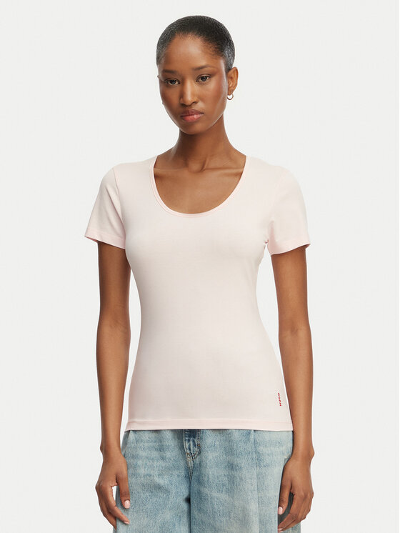 HUGO Komplet t-shirtów 50545688 Różowy Regular Fit