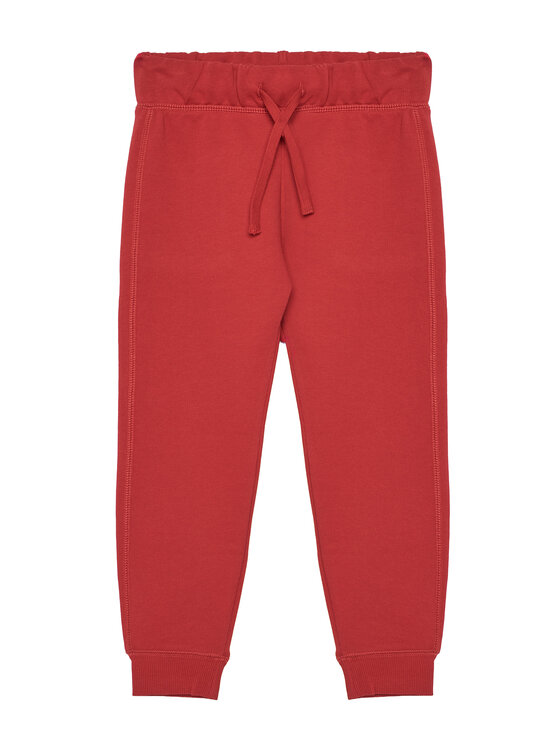 United Colors Of Benetton Spodnie dresowe 3J68CF058 Czerwony Regular Fit