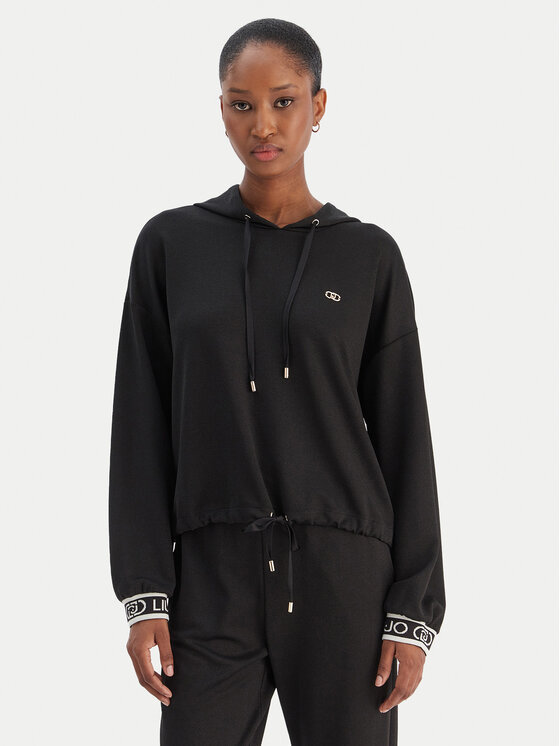 Liu Jo Sport Bluza TF5285 J4747 Czarny Regular Fit