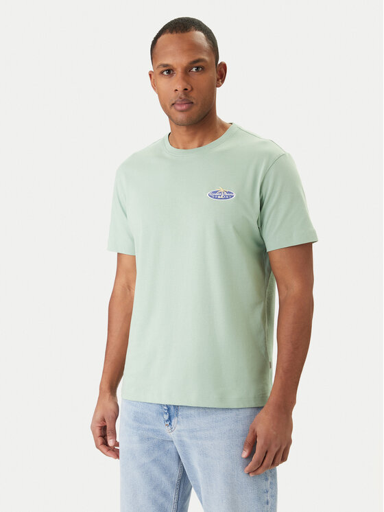 Guess Jeans T-Shirt M6GIB7 K8HM0 Zielony Regular Fit