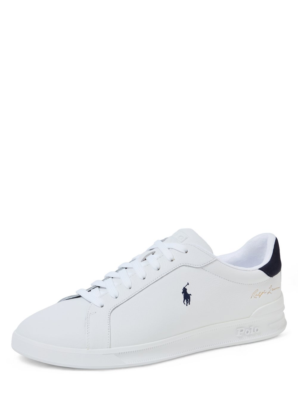 Polo Ralph Lauren Męskie buty sportowe Mężczyźni skóra biały, 45