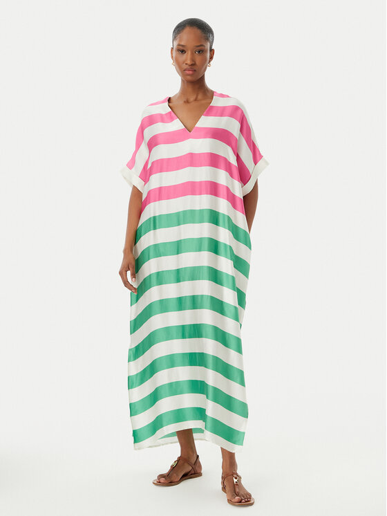 LOLA CASADEMUNT Sukienka letnia LS2616013 Kolorowy Relaxed Fit
