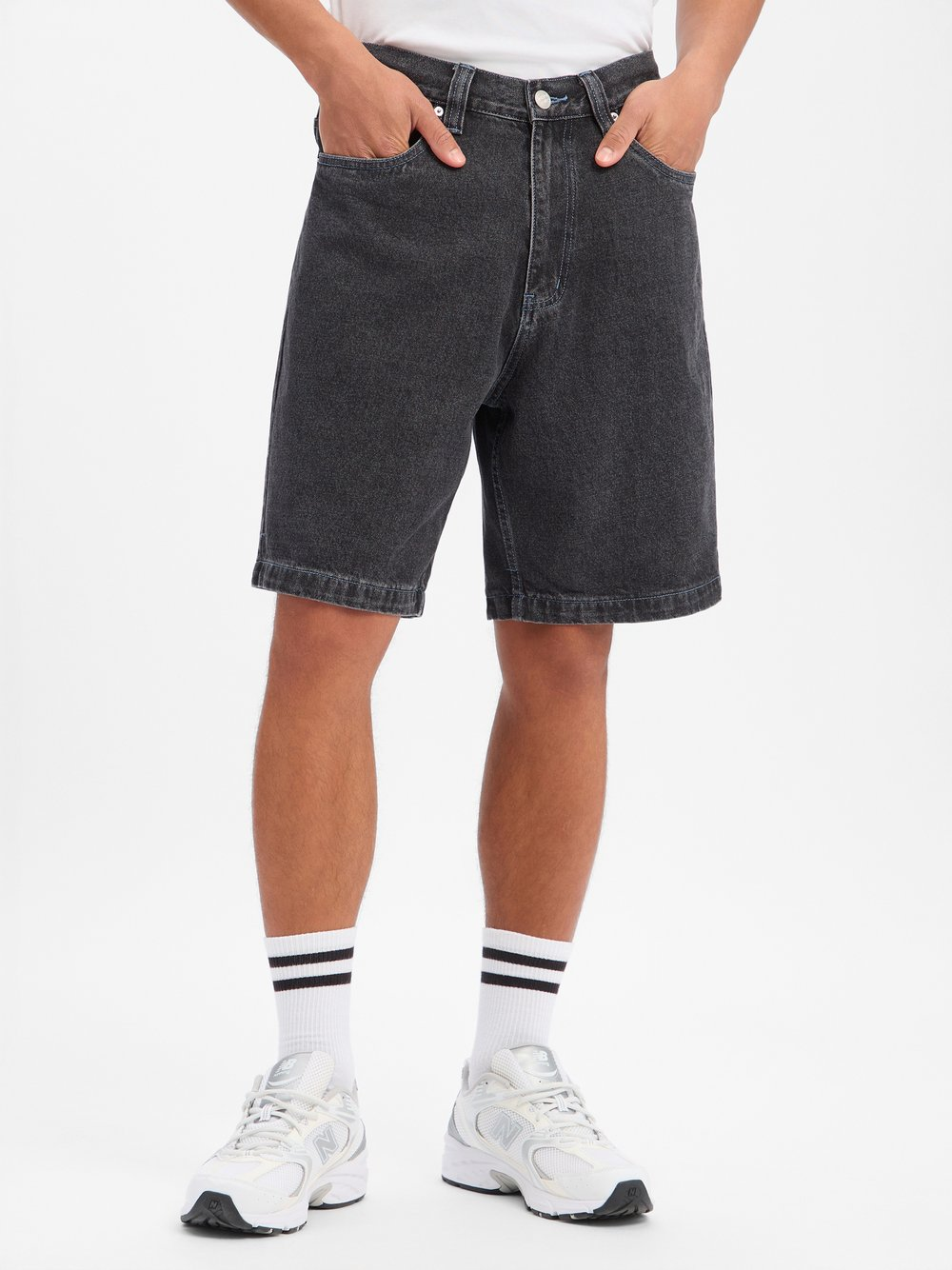 Santa Cruz Męskie szorty dżinsowe - Stamped Big Shorts Mężczyźni Bawełna szary, 28