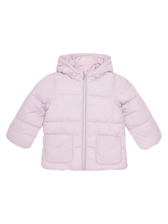 United Colors Of Benetton Kurtka zimowa 2NQRGN03V Fioletowy Regular Fit