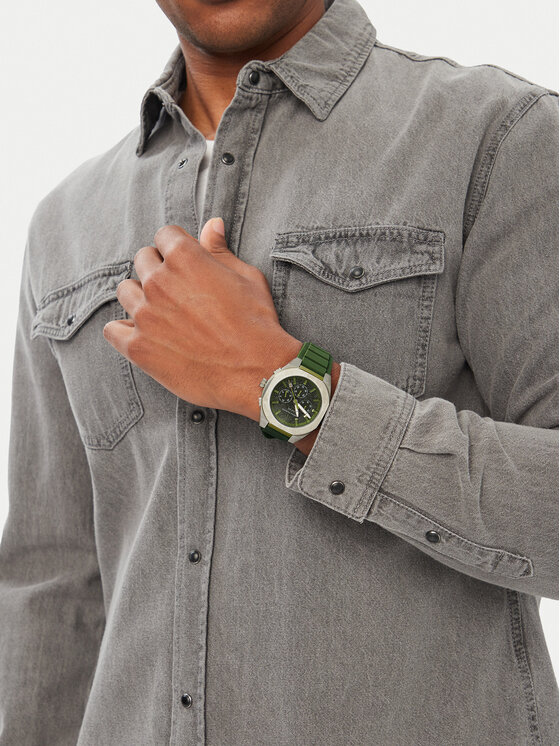 Armani Exchange Zegarek Sync AX4292 Zielony miniaturka