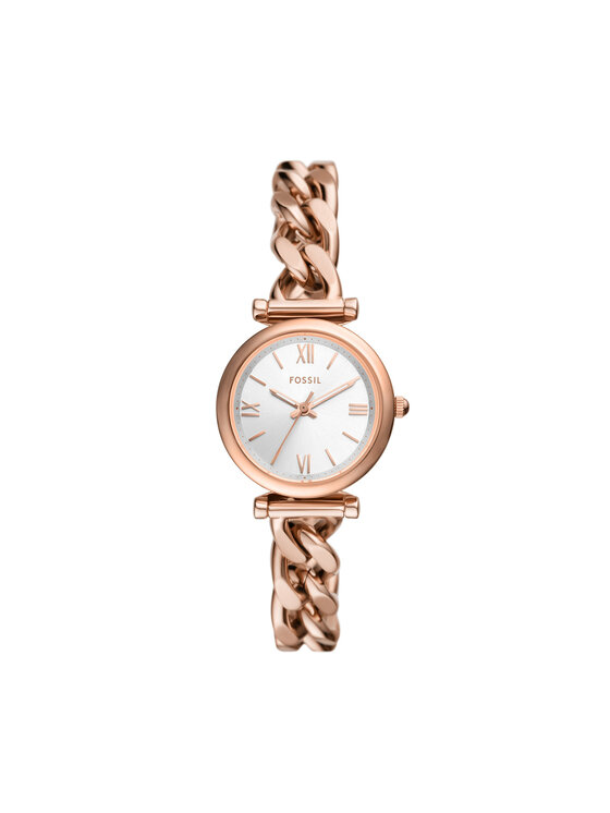 Fossil Zegarek Carlie ES5330 Różowe złoto