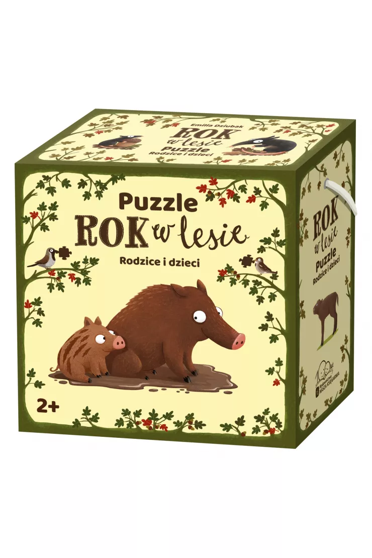 Puzzle 20 el. Rok w lesie. Rodzice i dzieci
