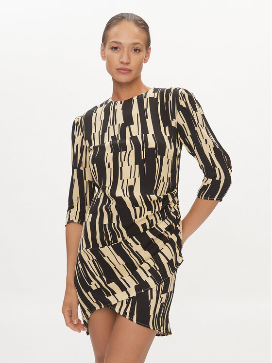 DKNY Sukienka koktajlowa D2A4B344 Czarny Regular Fit