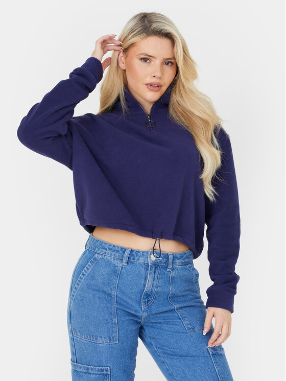Brave Soul Bluza LSS-225MARYNAV Granatowy Straight Fit miniaturka