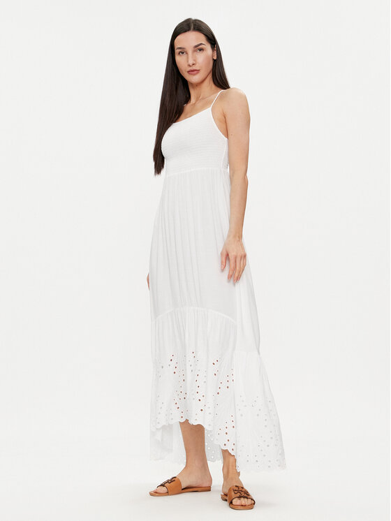 Maaji Sukienka codzienna 2123CLD003 Biały Regular Fit