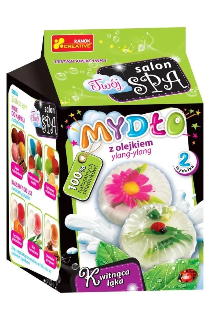 Mydło z olejkiem ylang-ylang. Kwitnąca łąka