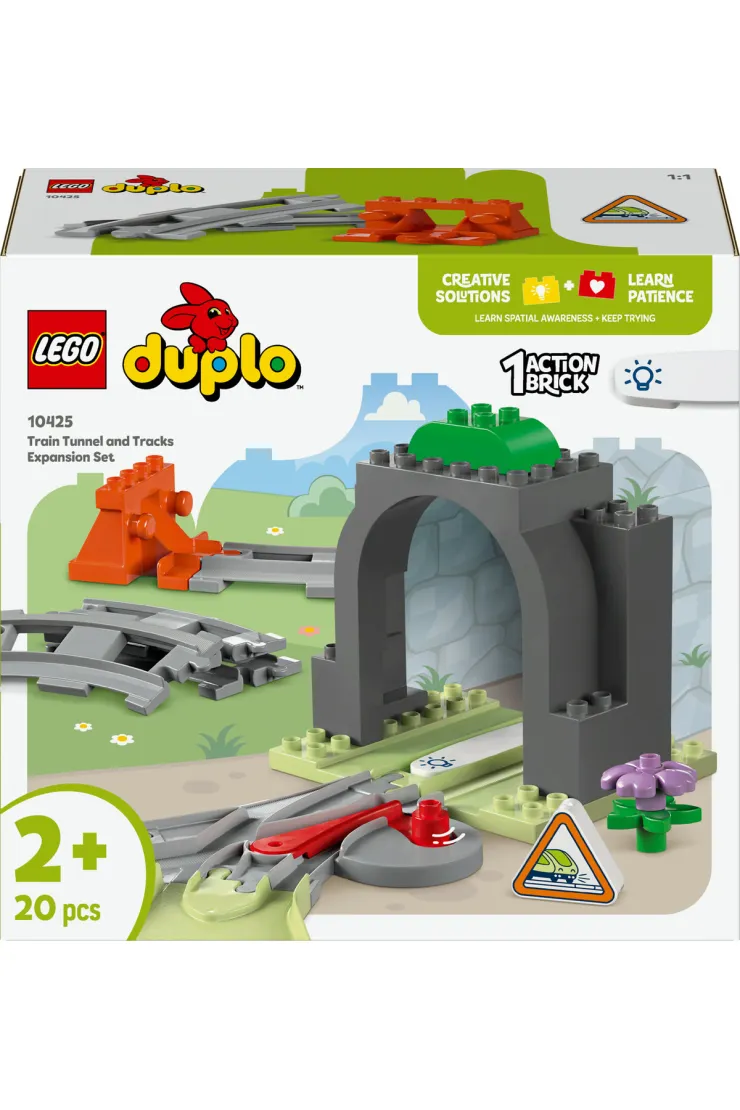 LEGO DUPLO Tunel i tory kolejowe — zestaw rozszerzający 10425