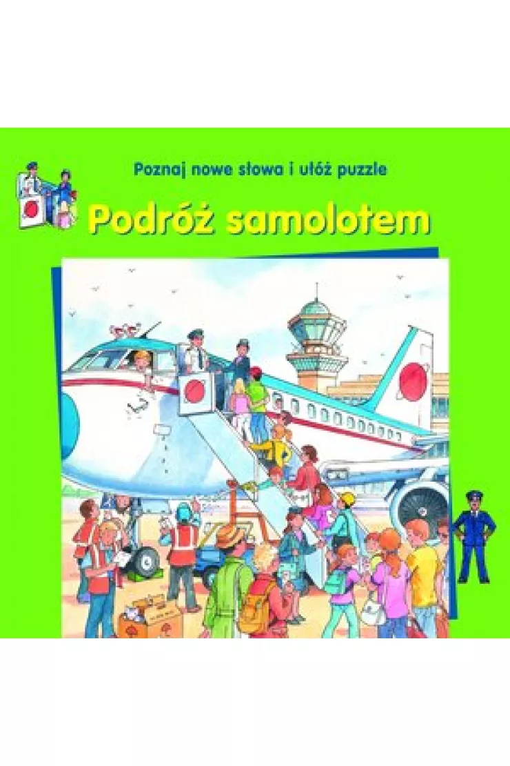 Podróż samolot. Poznaj nowe słowa i ułóż puzzle