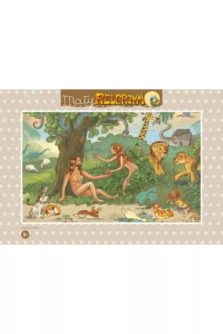 Puzzle 15 el. Mały Pielgrzym - Adam i Ewa
