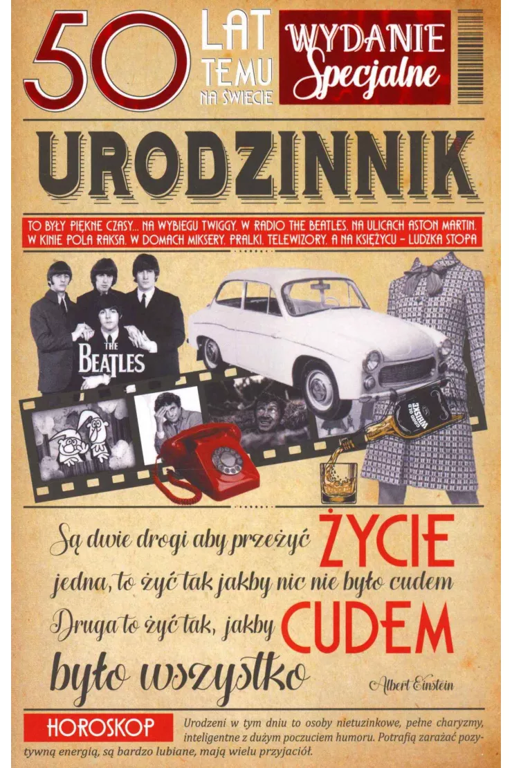 Kartka okolicznościowa Urodziny 50 U47