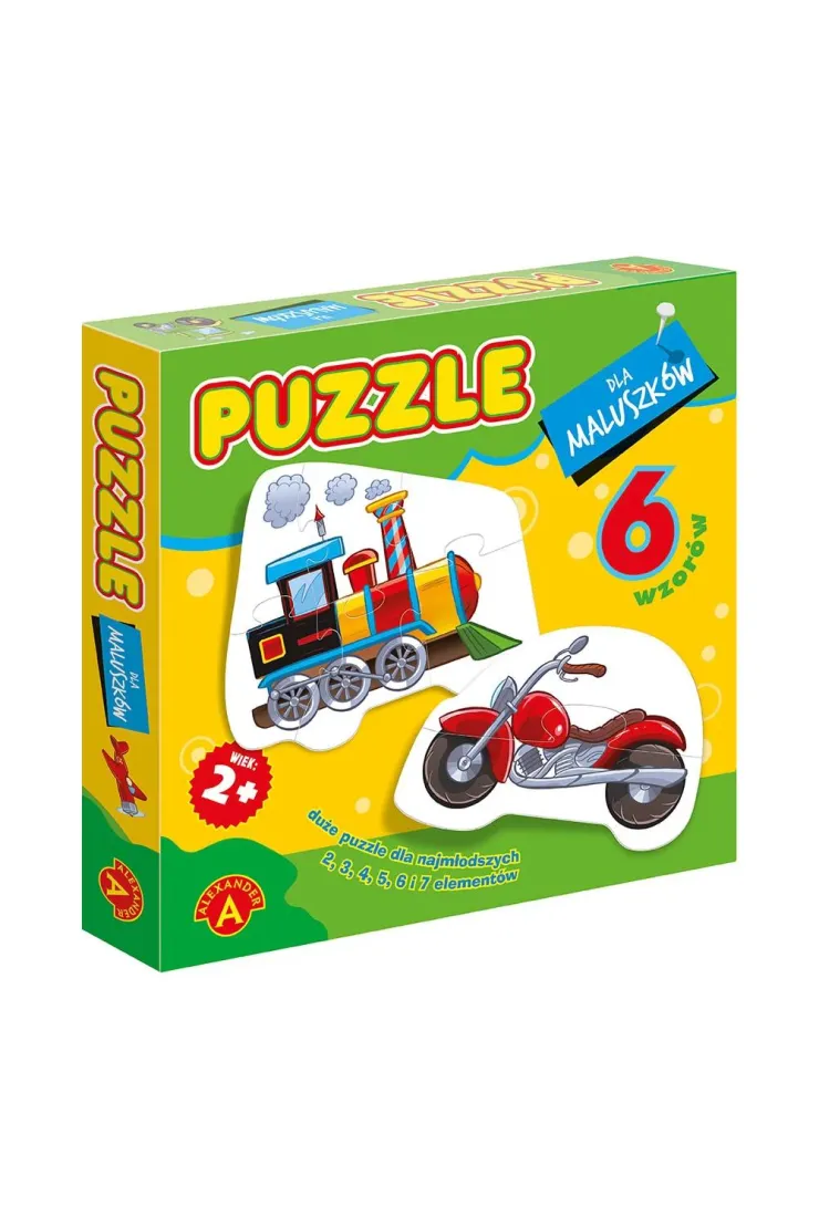 Puzzle dla maluszków 27 el. Lokomotywa