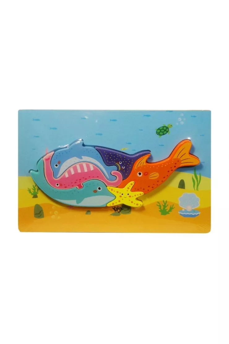 Puzzle drewniane Zwierzęta morskie