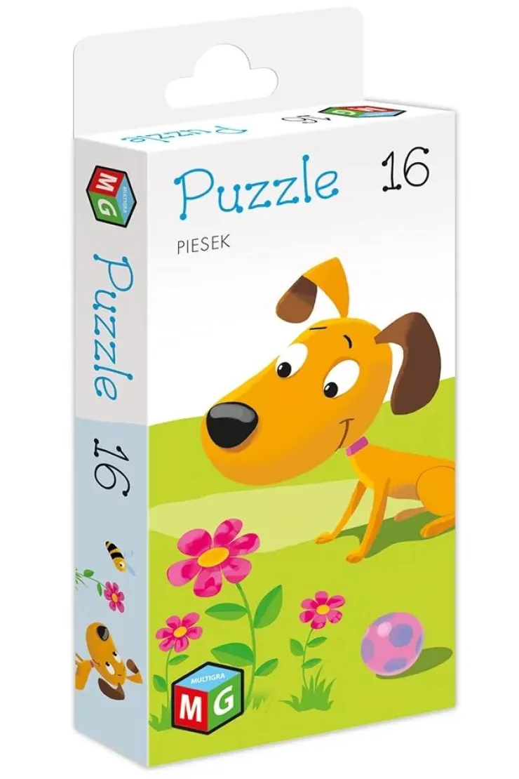 Puzzle 16 el. Piesek