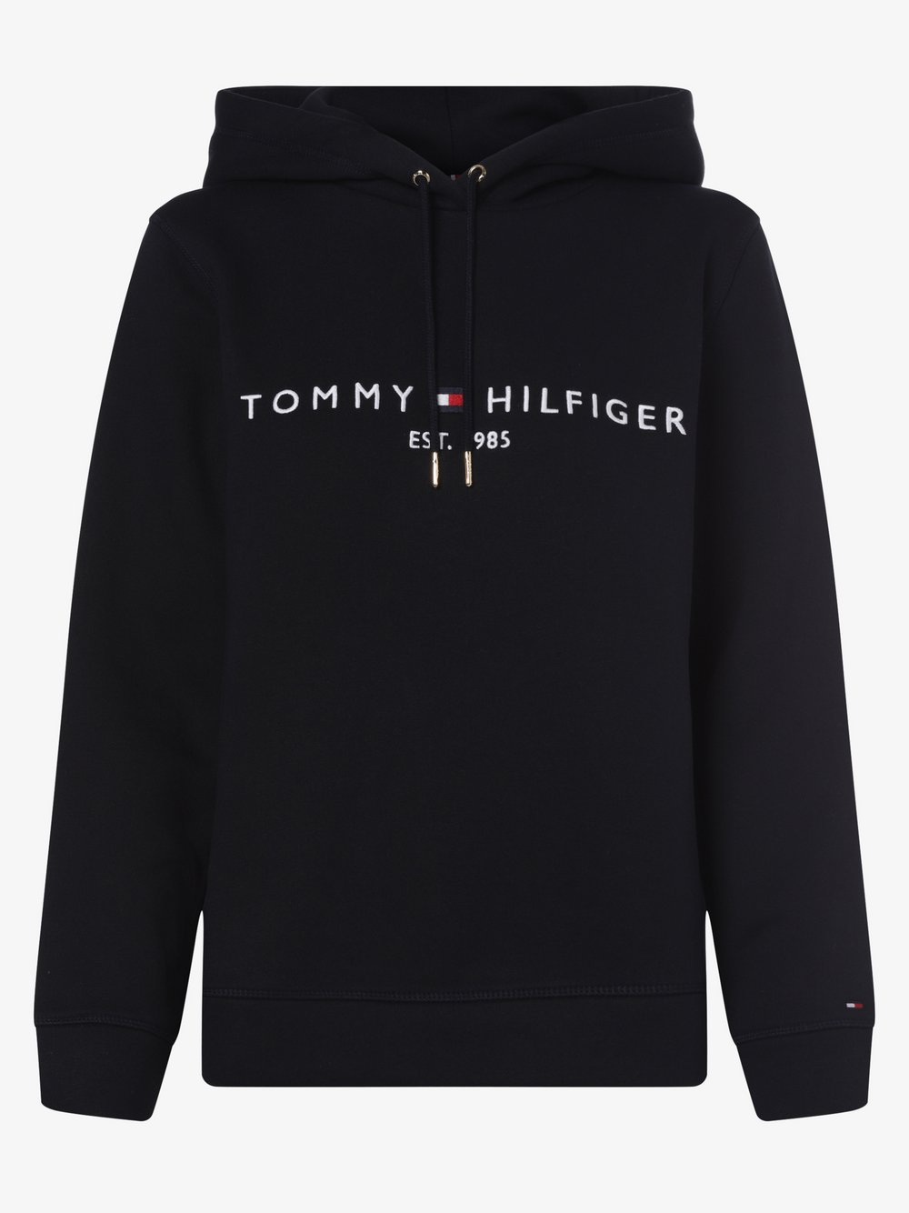 Tommy Hilfiger Damska bluza z kapturem Kobiety Materiał dresowy niebieski, M
