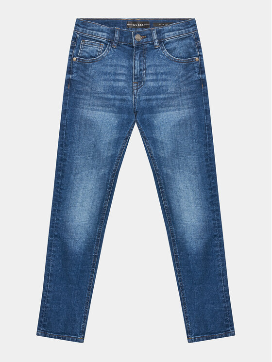 Guess Jeansy L3YA00 D52Z0 Niebieski Slim Fit