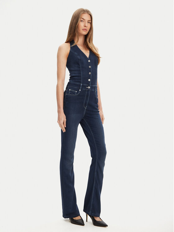 Guess Kombinezon W5YD57 D0782 Granatowy Regular Fit
