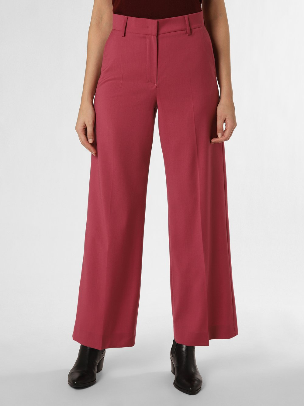 Weekend Max Mara Spodnie - Visivo Kobiety wełna ze strzyży wyrazisty róż, 42