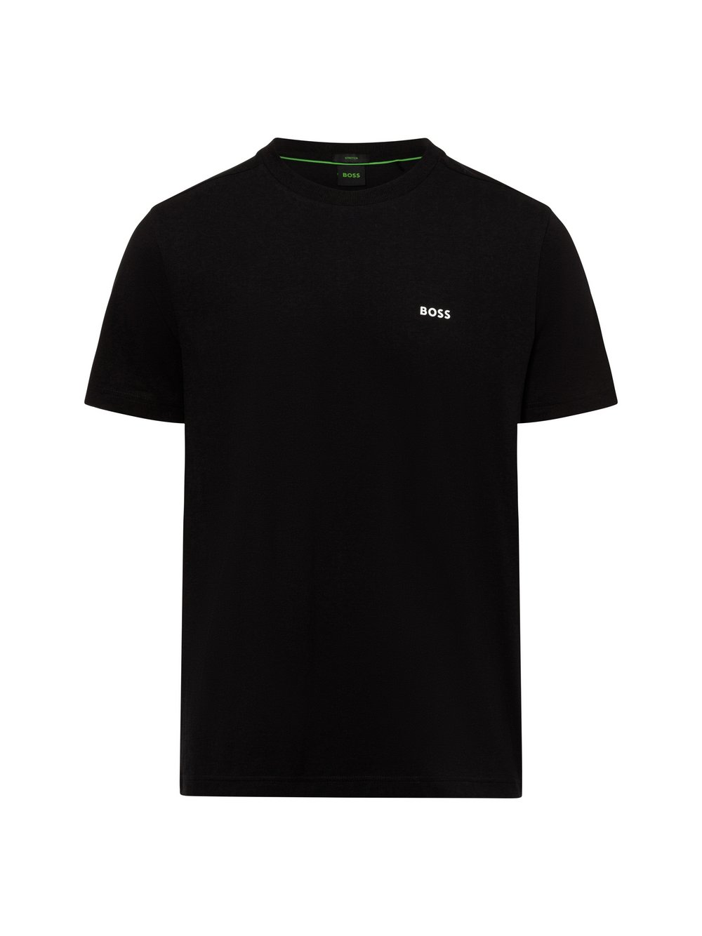 BOSS Green Koszulka męska - Tee Mężczyźni Bawełna czarny, L