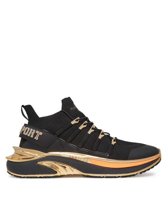 Plein Sport Sneakersy Runner Chrome Surfer PADS USC0579 STE003N Czarny