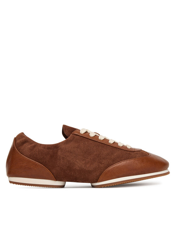 Polo Ralph Lauren Sneakersy 804972893002 Brązowy