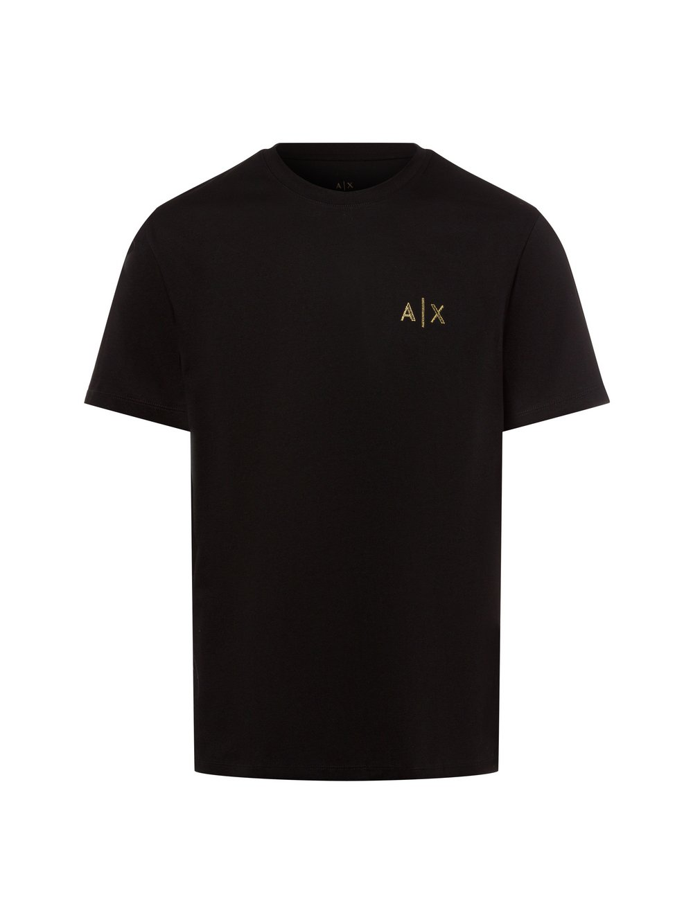 Armani Exchange Koszulka męska Mężczyźni Bawełna czarny, S
