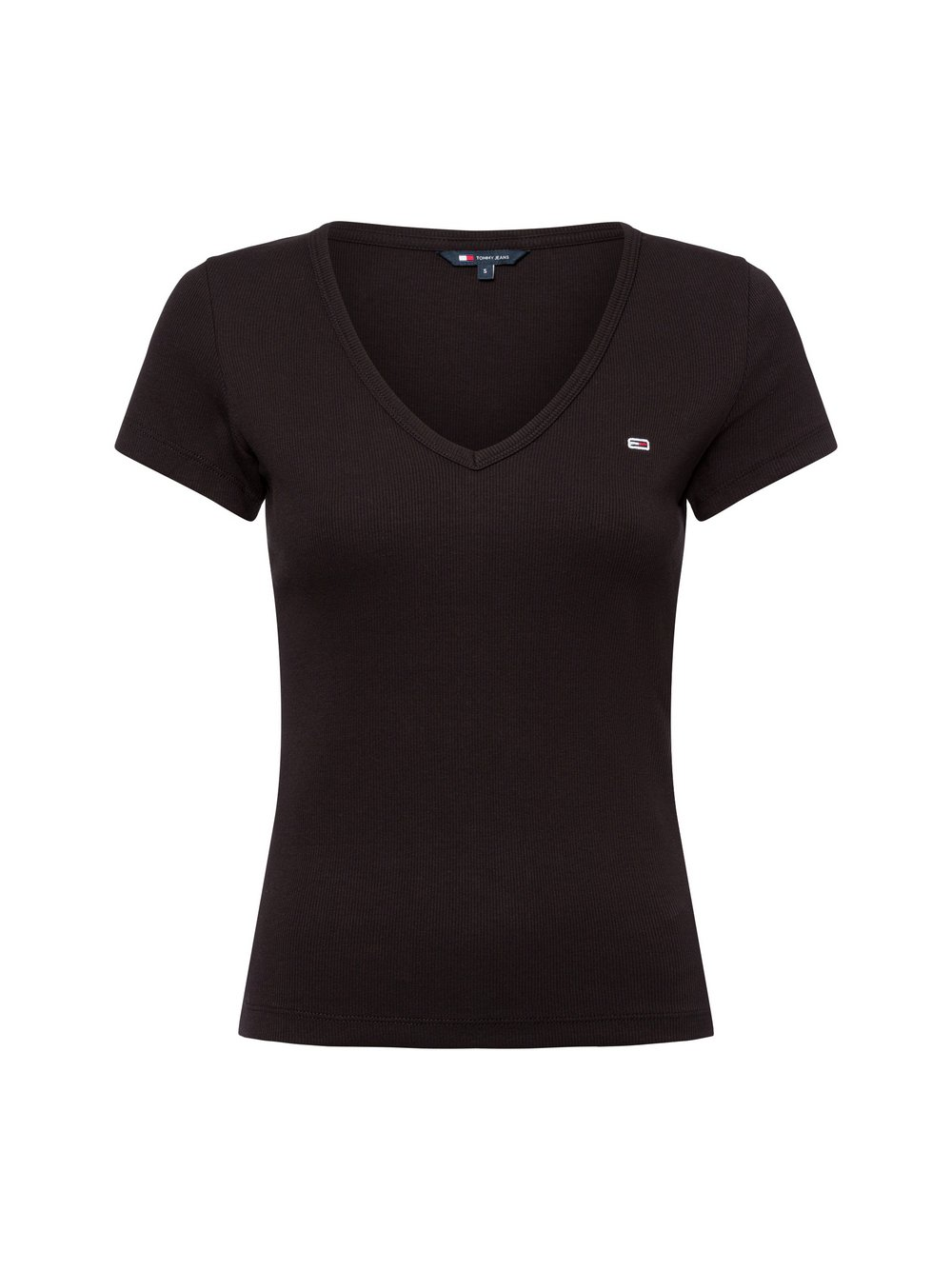 Tommy Jeans Koszulka damska Kobiety Bawełna czarny, XS