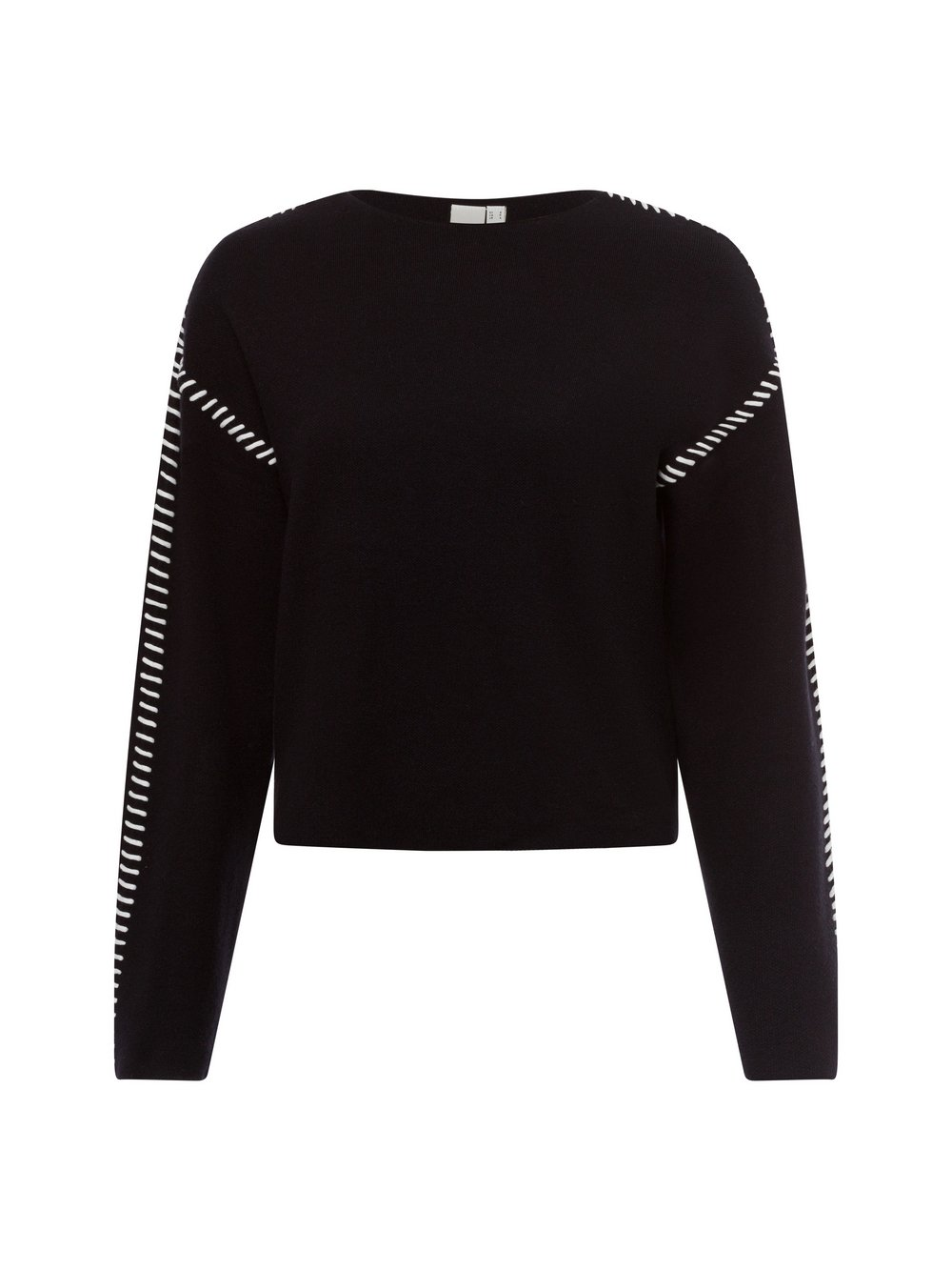 Y.A.S Sweter damski z dzianiny - YASStitcha Kobiety czarny, XS