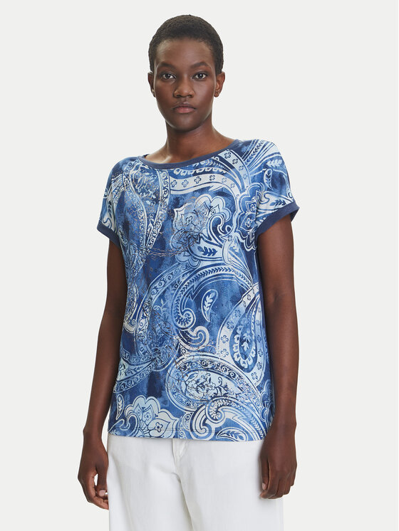 Olsen T-Shirt 11105117 Niebieski Regular Fit