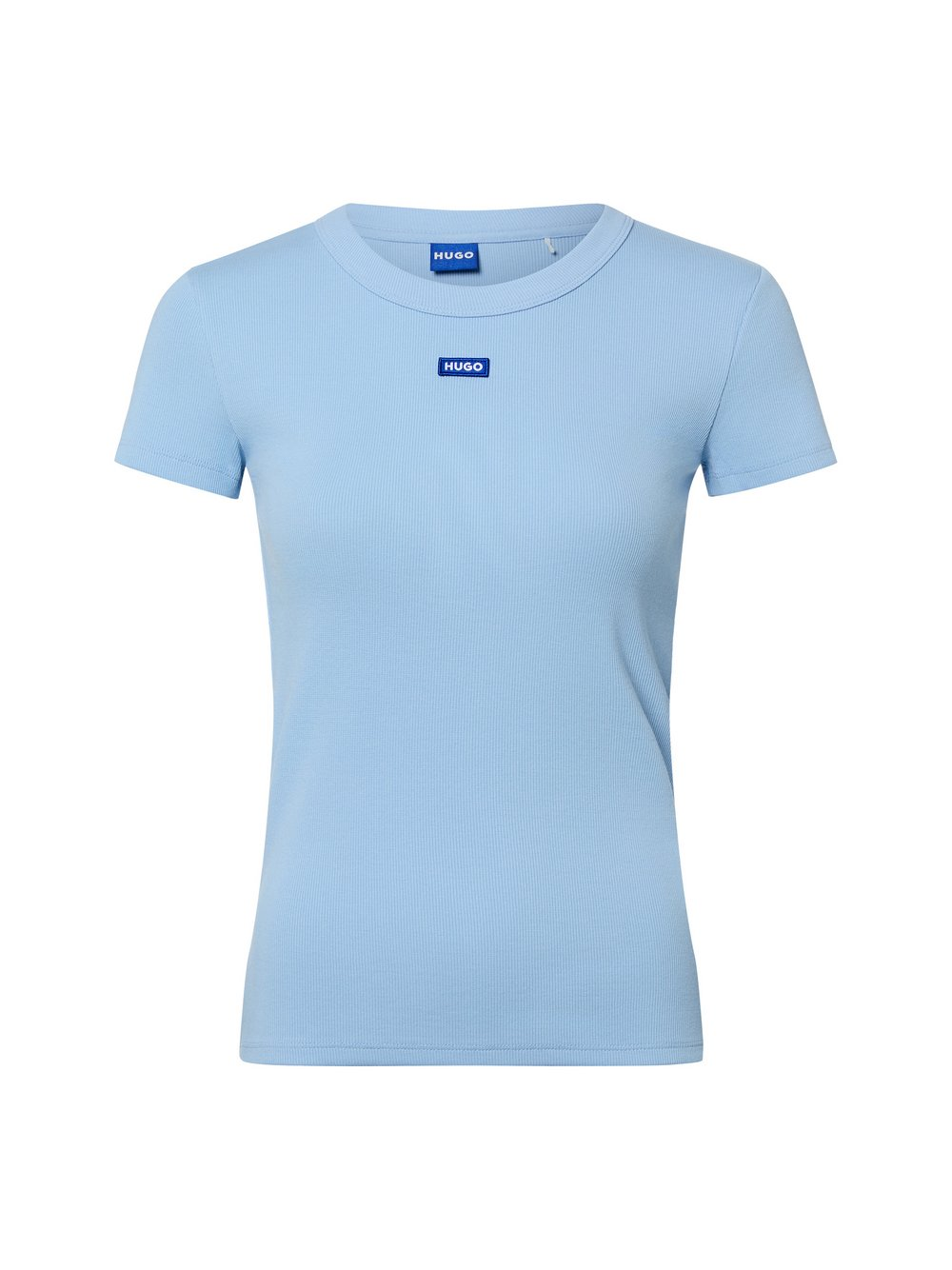 HUGO BLUE Koszulka damska - Easy Tee_B Kobiety Bawełna niebieski, M