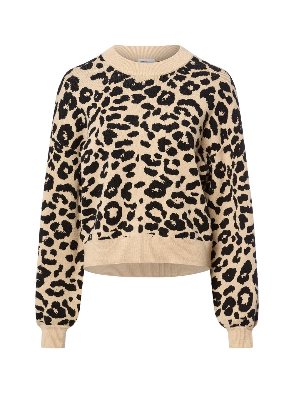 Noisy May Sweter damski - NMCharlott Kobiety beżowy|czarny, XS
