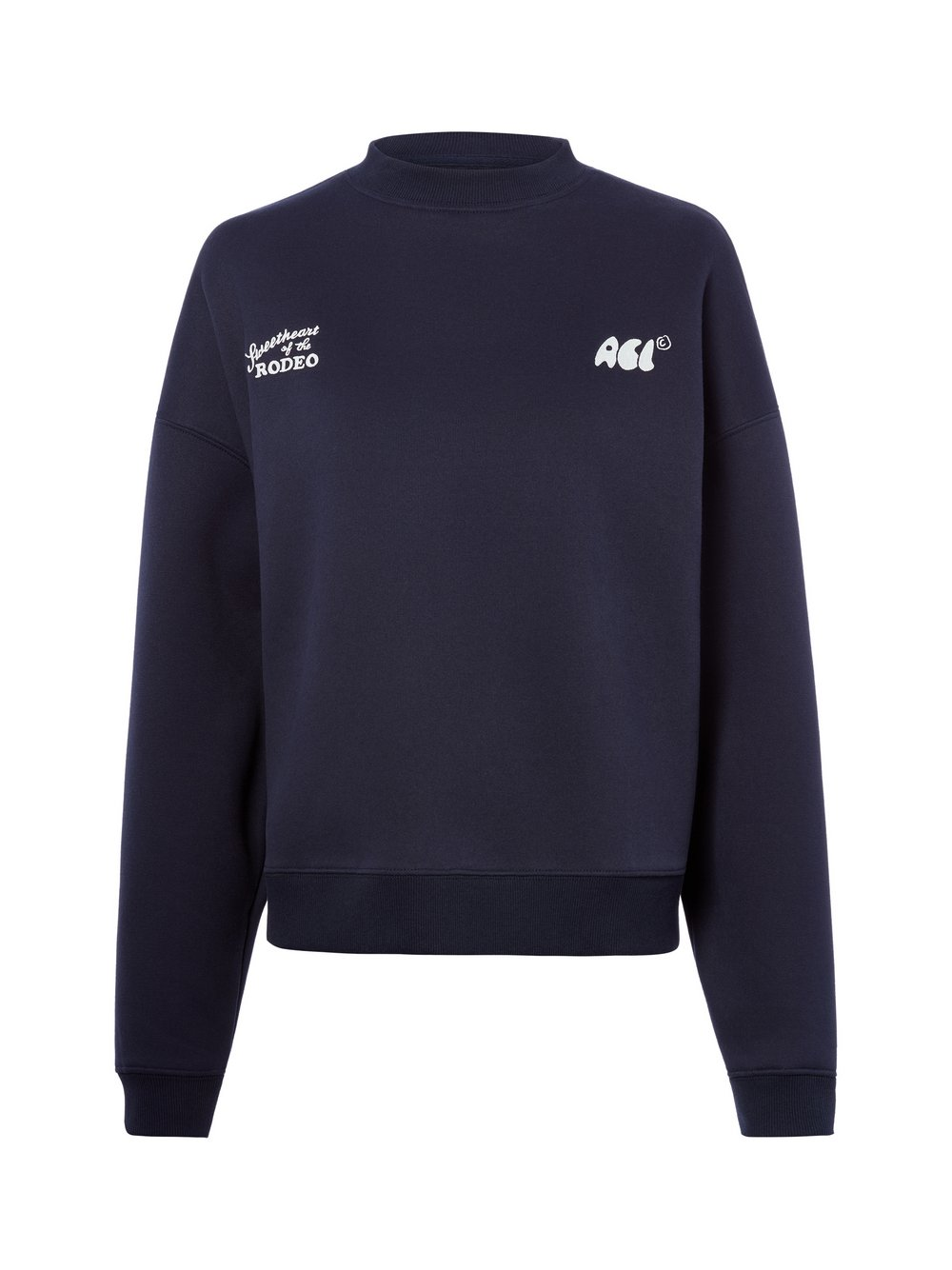 Another Cotton Lab Bluza damska - Another Rodeo Sweats Kobiety Bawełna niebieski|biały, S