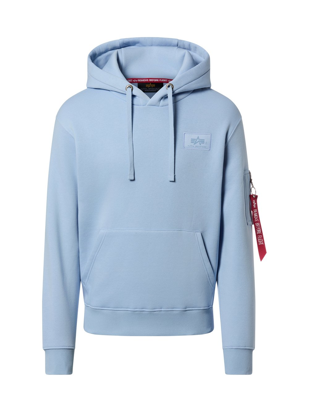 Alpha Industries Męski sweter z kapturem Mężczyźni Bawełna niebieski, XL