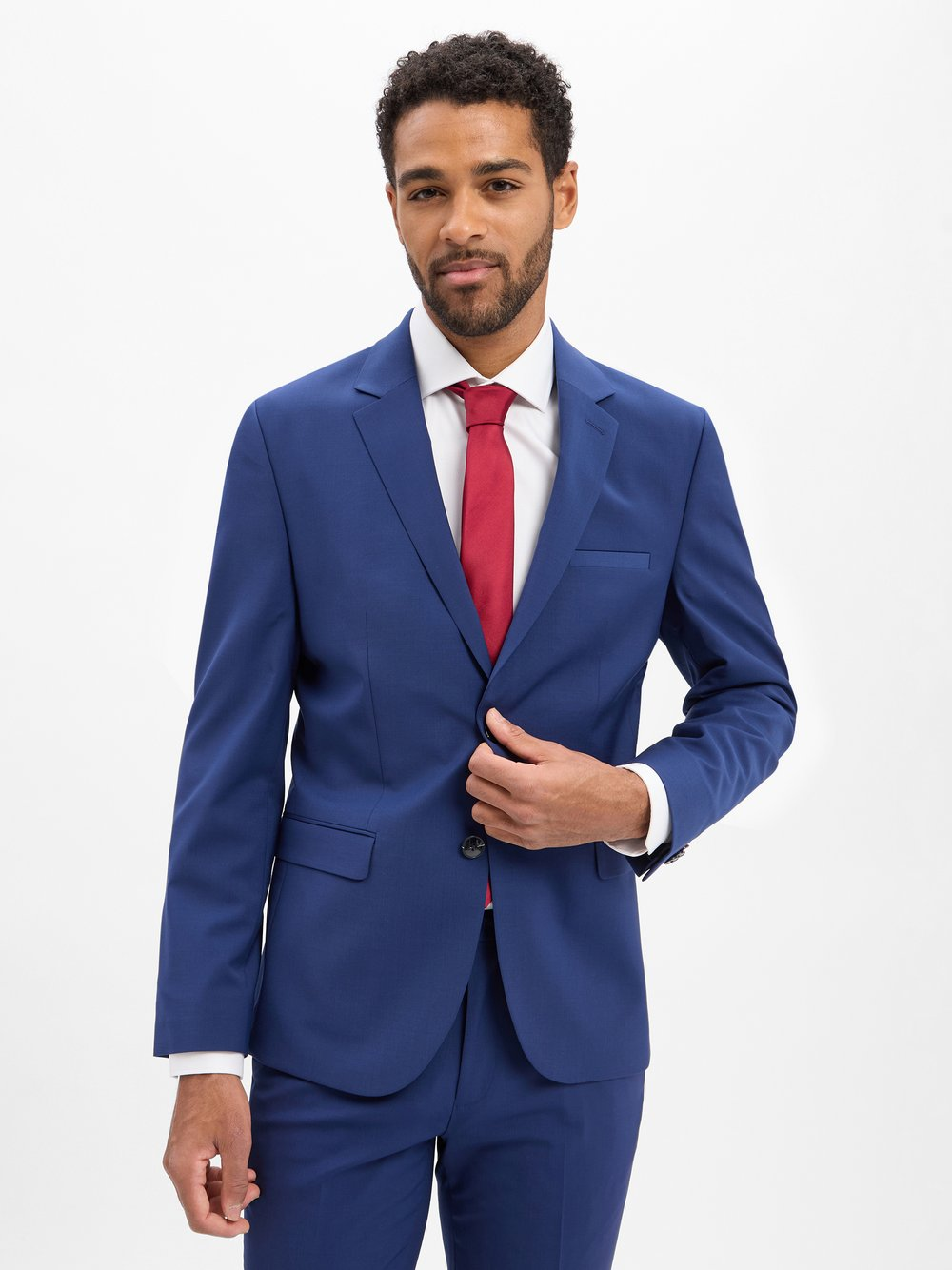 HUGO Męska kurtka modułowa -Arti Mężczyźni Super Slim Fit niebieski, 48