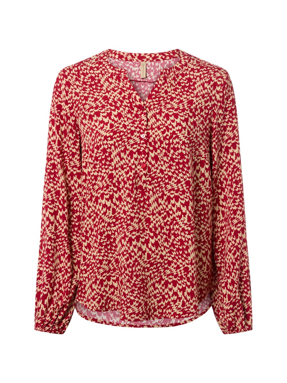 soyaconcept® Bluzka damska - Van Kobiety wiskoza czerwony, M