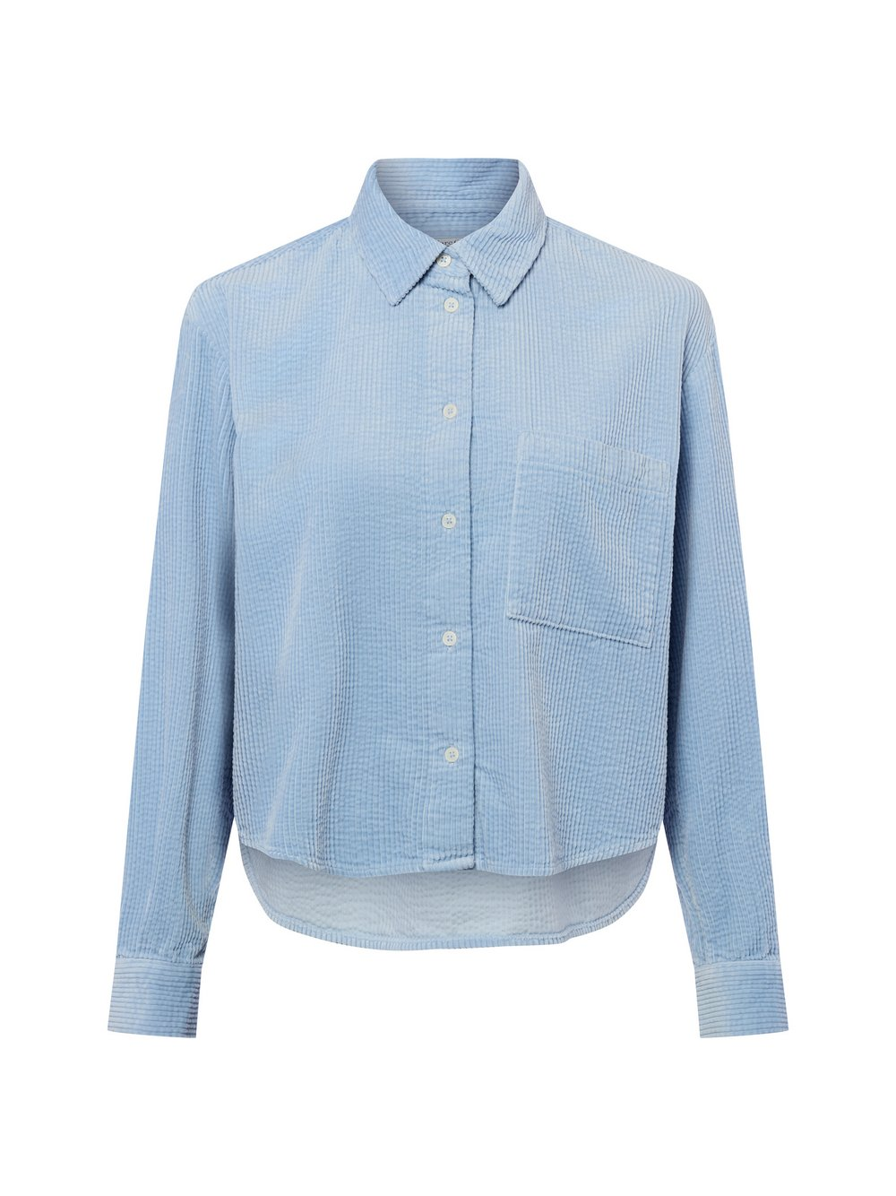 Marc O'Polo Denim Damska bluzka sztruksowa Kobiety Bawełna niebieski, L