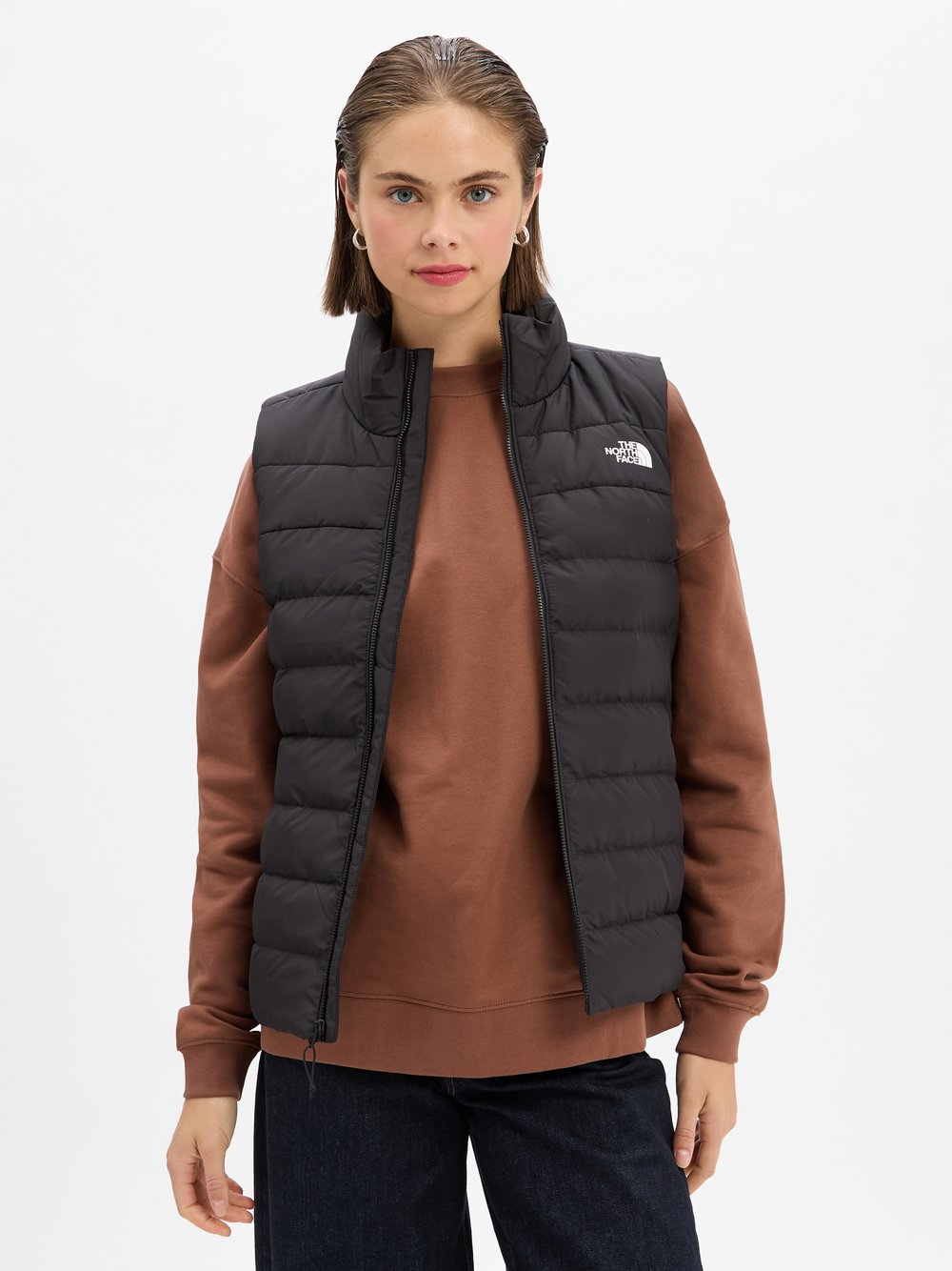 The North Face Damska pikowana kamizelka - Aconcagua Kobiety czarny, S