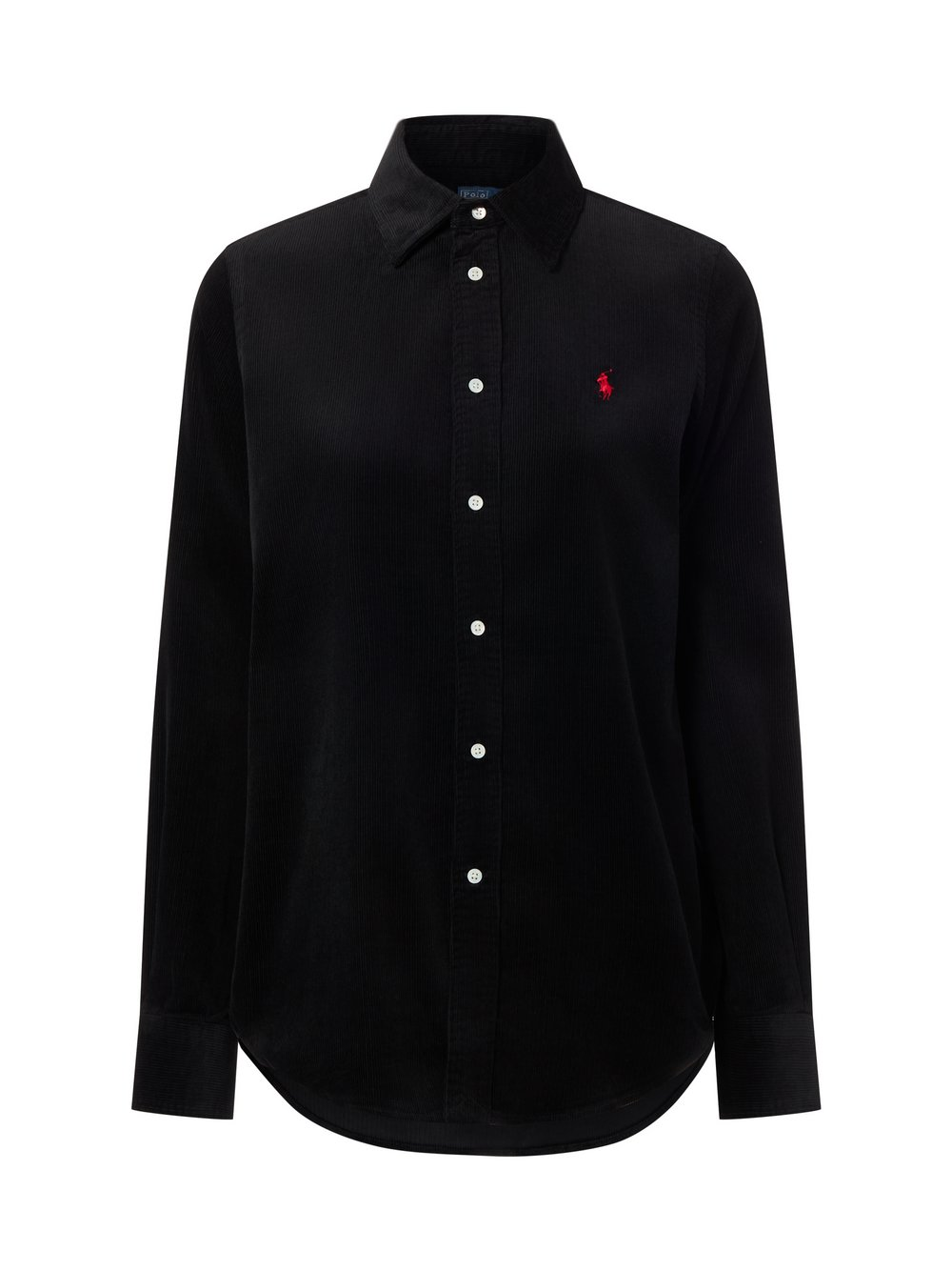 Polo Ralph Lauren Damska koszula sztruksowa Kobiety Bawełna czarny, 34